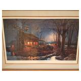 MOONLIGHT RETREAT- BY TERRY REDLIN- DUCKS