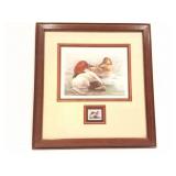 MICHIGAN DUCKS UNLIMITED SPONSOR DUCK STAMP PRINT