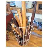 GUN STOCK LOT IN BASKET