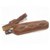 LEATHER GUN SLING- VERY NICE