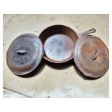 LODGE CAST IRON DUTCH OVEN- - APPROXIMATELY 12