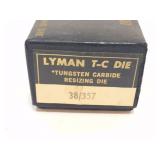 LYMAN RESIZING DIE- T -C DIE- # 38/357- TUNGSTEN