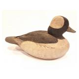 JON JONES- HAND CARVED WOODEN DUCK DECOY- SIGNED