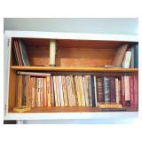 VINTAGE GUN BOOKS CONTENTS OF CABINET- CABINET