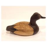 DICK WATSON- 1978- WOODEN DUCK DECOY- SIGNED AND