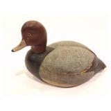 DUCK DECOY- HAND CARVED AND PAINTED-