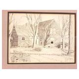 NEWSOME'S FARM- SIGNED, NUMBERED AND FRAMED