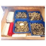 ASSORTMENT OF BRASS AND CARTRIDGE HOLDERS