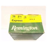 16 GAUGE- REMINGTON- 2 3/4 INCH- FULL BOX