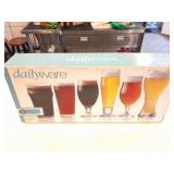 DAILY WARE GLASS SET- IN ORIGINAL BOX