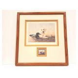 1992 MICHIGAN DUCKS UNLIMITED SPONSORS PRINT AND