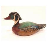 DUCK DECOY- HAND CARVED AND PAINTED- S. BARC-