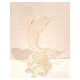 HEAVY GLASS SAILFISH DECOR- APPROXIMATELY 16