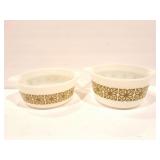 PYREX - CASEROLE DISHES- 2 DIFFERENT SIZES