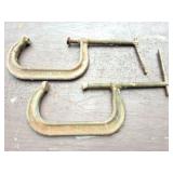 C CLAMPS-- HARGRAVES 8 INCH AND DIECART NO 408