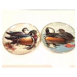 1988 ROD LAWRENCE-2 PLATES-HOODED MERGANSERS