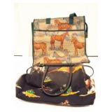 2- HORSE THEMED BAGS