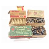 MIXED VINTAGE AMMO AND BOXES- PARTIAL BOXES