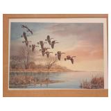 RICHARD TIMM 1984- SIGNED ARTIST PROOF- DUCKS