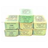 6MM- SIERRA RIFLE BULLETS-  7 BOXES- MIXED- .243