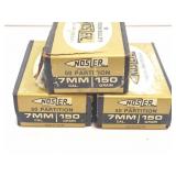 7MM- NOSLER PARTITION BULLETS- 3 BOXES - 150