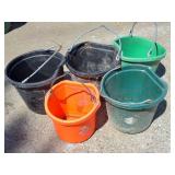 5- FLAT BACK BUCKETS-
