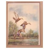 ALLEN HUGHES- SIGNED PRINT- APPROXIMATELY 32