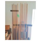 POOL STICKS - POOL BALLS- LARGE VARIETY OF STICKS