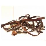 LEATHER HIRSE GEAR- BRIDLES, HALTER- SPURS