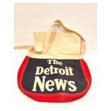 THE DETTOIT NEWS - PAPER DELIVERY BAG