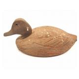 DUCK DECOY- HAND MADE AND PAINTED- WOODEN