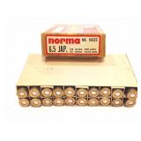 6.5 JAP- NORMA- FULL BOX OF 20 - POSSIBLE RELOADS