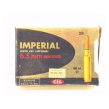 6.5 MM- IMPERIAL- CARTRIDGES- FULL BOX OF 20