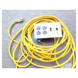 EXTENSION CORD WITH OUTLET BOX