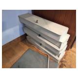 LOCKING DRAWER INSERTS- 5 IYEMS WITH KEYS