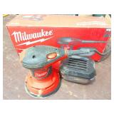 MILWAUKEE- 5 INCH RANDOM ORBIT PALM SANDER- WITH