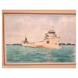 HURON CEMENT- BY O' CONNER- 1990- FRAMED PRINT-