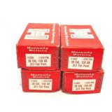 .38 CALIBER- HORNADY BULLETS- 4 BOXES-  .357 FLAT