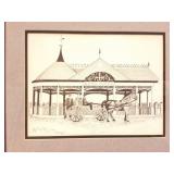 SANS SOUICI LANDING- HARSENS ISLAND- SIGNED,