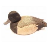 OZARK- DUCK DECOY - HAND CARVED AND PAINTED-