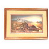 TERRY REDLIN PRINT- FRAMED- APPROXIMATELY 25