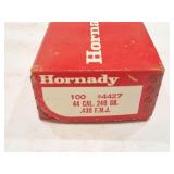 HORNADY 44 CALIBER- BULLETS- # 4427- 240 GRAIN-