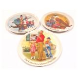 KNOWLES  - 3 COLLECTOR PLATES-1986