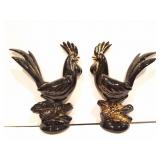 PORCELAIN ROOSTER WALL DECOR