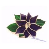 SATINED GLASS FLOWER