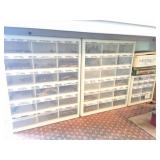 3 ORGANIZERS WITH BRASS AND LOADED CARTRIDGES-
