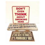 3 DECOR SIGNS