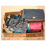 VINTAGE PURSE AND BAG LOT- CONTENTS OF BOX