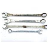 4- LARGE STRAIGHT WRENCHES