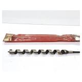 MILWAUKEE- 18 INCH SHIP AUGER BIT- 1-1/4"- WITH